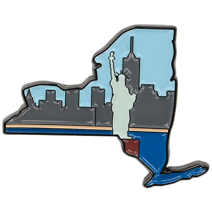 Repère d'état de marque privée - Épingle NY Ast