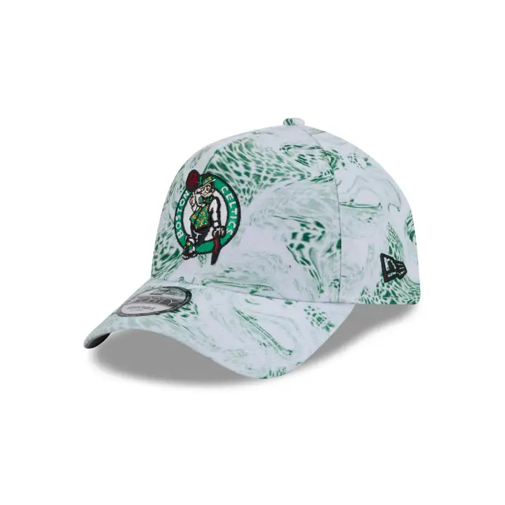Boston Celtics NBA White Snake 9FORTY A-FRAME BLC/BLC/GRI