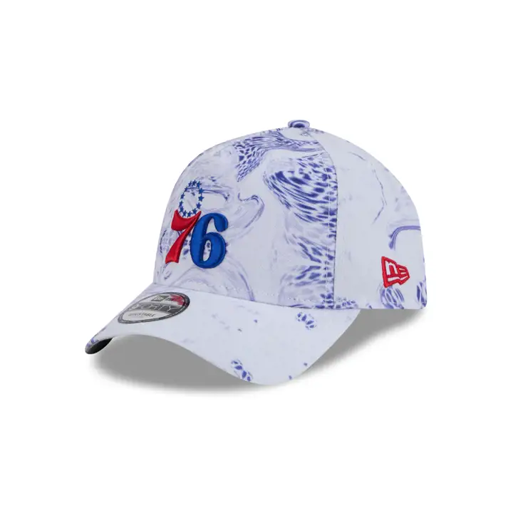 Philadelphia 76ers NBA Serpent Blanc 9FORTY A-FRAME Blc/ blc/