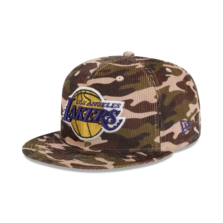 Casquette Los Angeles Lakers NBA Camo Cord 59FIFTY camouflage/ camouflage/ gris
