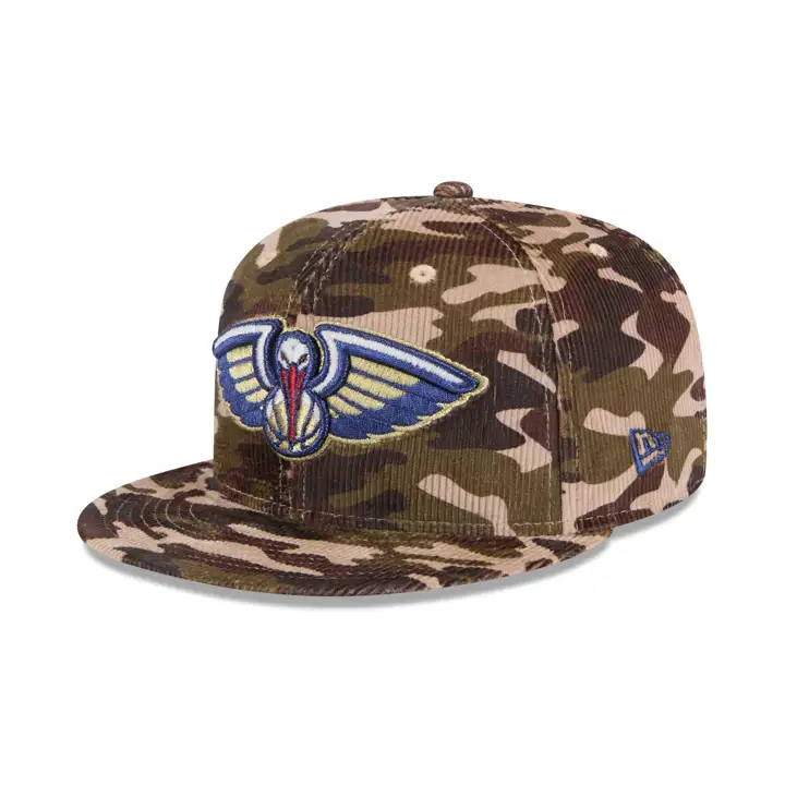 New Orleans Pelicans NBA Camo Cord 59FIFTY Camo/ camo/ gry