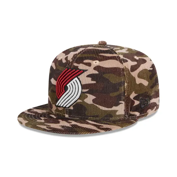 Portland Trail Blazers NBA Camo Cord 59FIFTY Camo/ camo/ gris