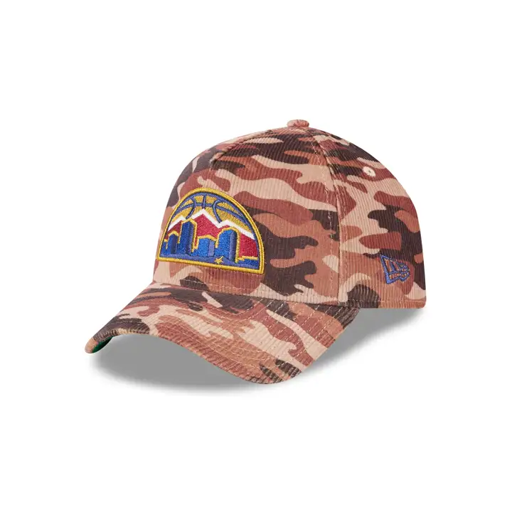 Nuggets NBA Casquette Camouflage du Désert Corduroy 9FORTY A-Frame Camo/camo/kgrn
