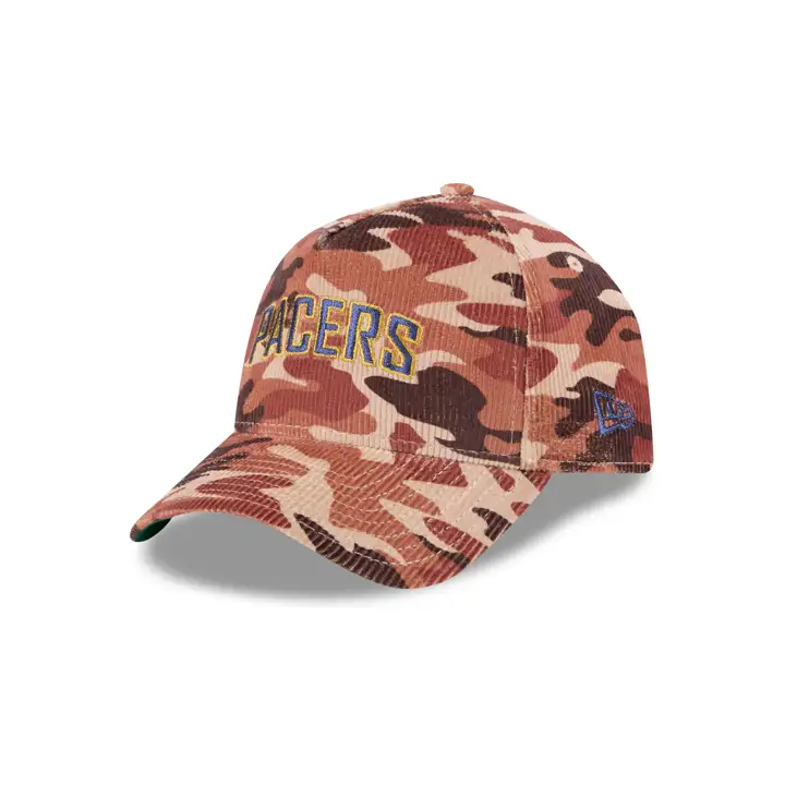 Pacers NBA Desert Camo Cord 9FORTY Casquette A-Frame Camo/ camo/ kgrn