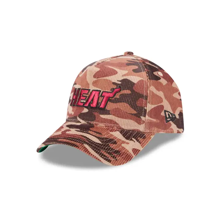 Heat NBA Desert Camo Cord 9FORTY Casquette trucker Camo/ camo/ kgrn