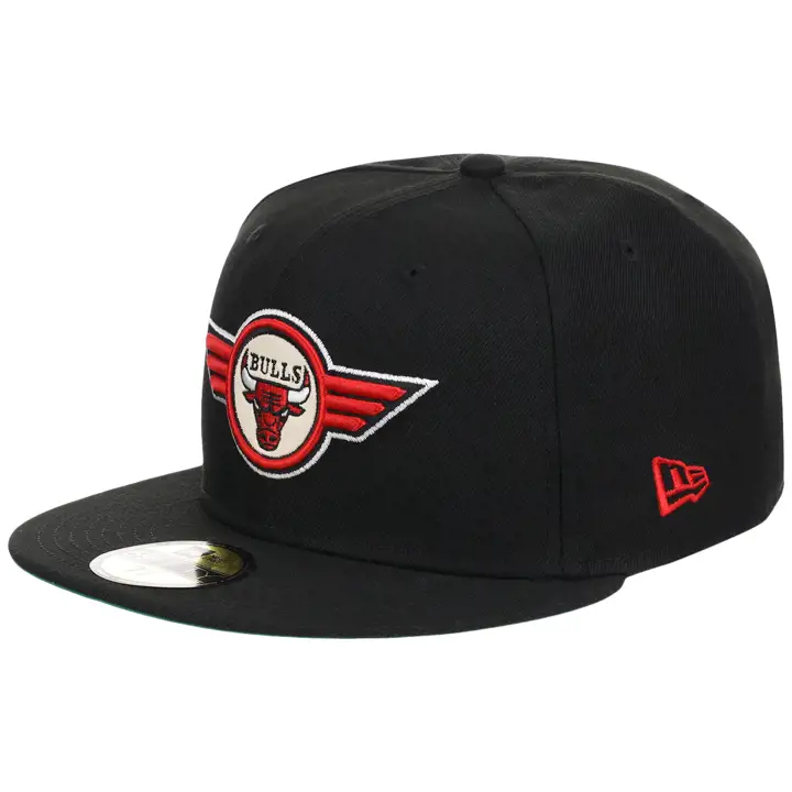 Chicago Bulls NBA Bulls 40e Hook 59FIFTY Noir/noir/vert Kelly