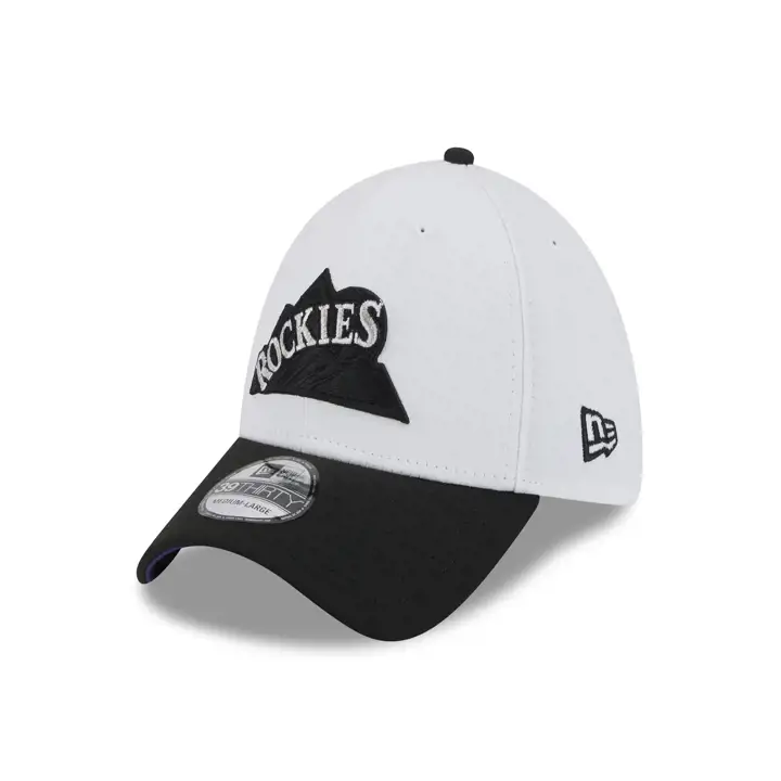 Colorado Rockies MLB NEW ERA COMBO LOGO 39THIRTY B/B