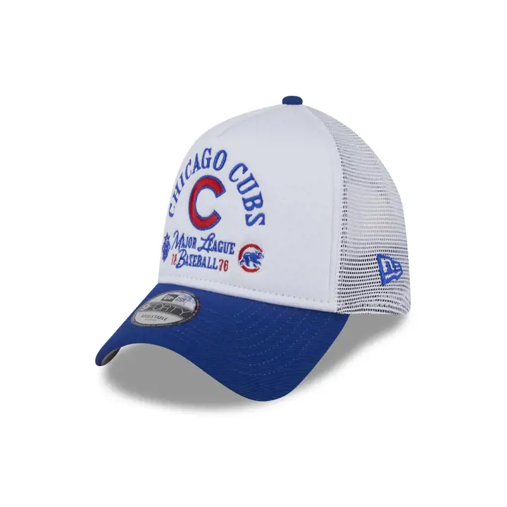 Casquette Chicago Cubs MLB NEW ERA ARCH FOAM 9FORTY AF Blanc/Bleu