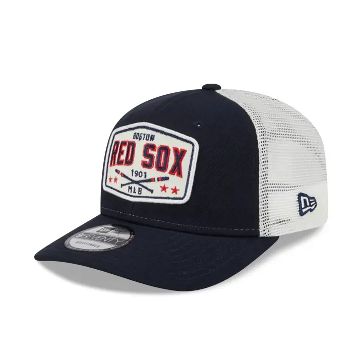 BOSTON RED SOX MLB NEW ERA BAT PATCH 9SEVENTY TRUCKER Marine