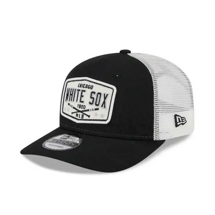 CASQUETTE TRUCKER NEW ERA CHICAGO WHITE SOX MLB BAT PATCH 9SEVENTY Noire