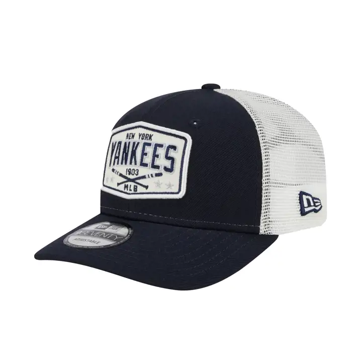 NEW YORK YANKEES MLB NEW ERA BAT PATCH 9SEVENTY TRUCKER Bleu Marine
