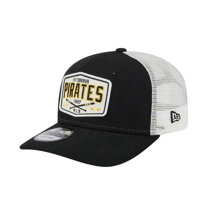 PITTSBURGH PIRATES MLB NEW ERA BAT PATCH 9SEVENTY TRUCKER Bl