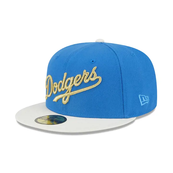 Los Angeles Dodgers LHD MLB Pack Noël 59FIFTY Bleu/ argent