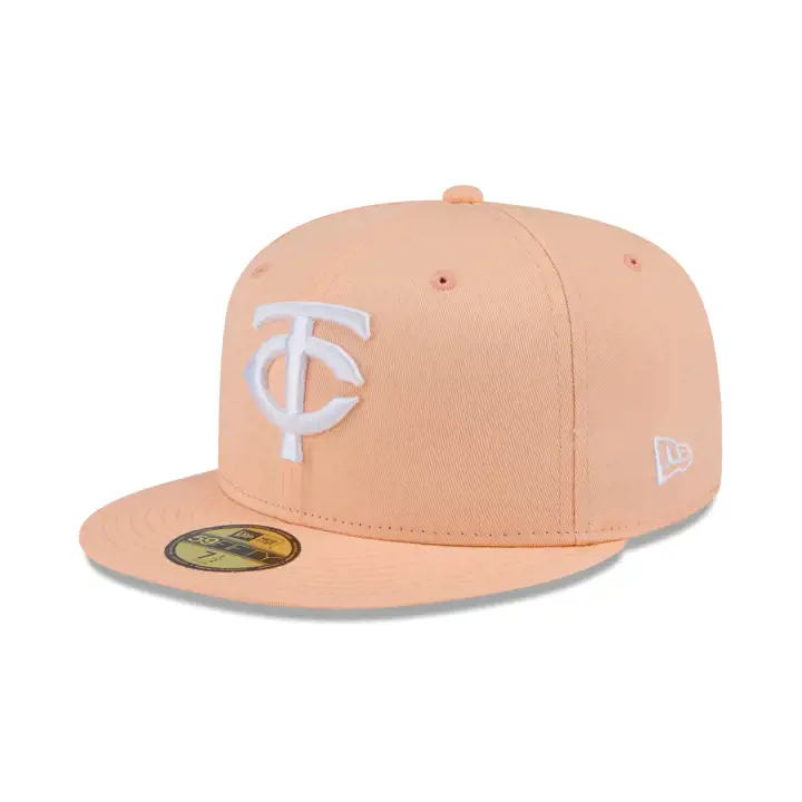 Minnesota Twins MLB Re-Dub Peach 59FIFTY LORG/LORG/GRY