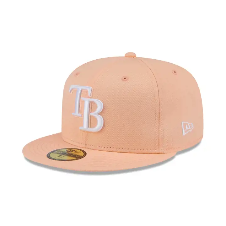 Casquette 59FIFTY LORG/LORG/GRY Tampa Bay Rays MLB Re-Dub Peach