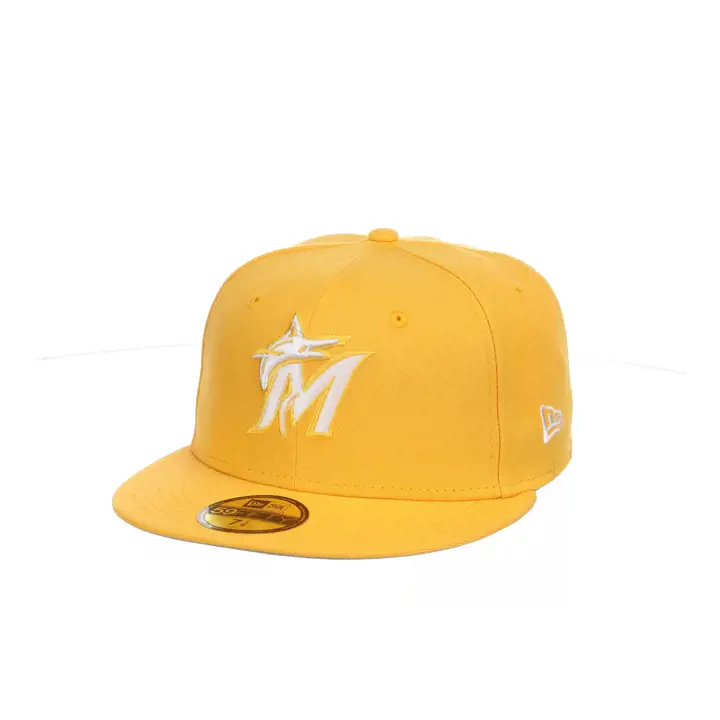 Casquette 59FIFTY GL/GL/GRY Miami Marlins MLB Re-Dub A-Gold
