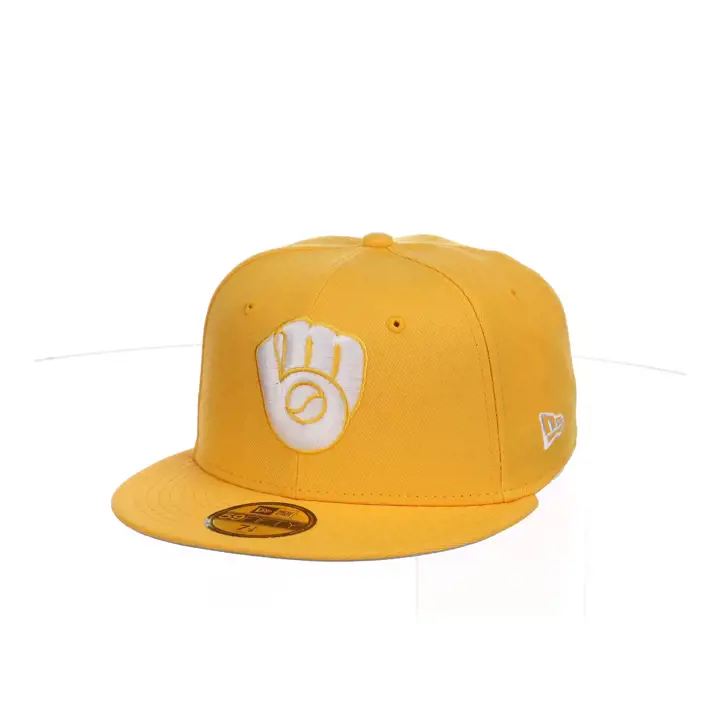 Casquette 59FIFTY GL/GL/GRY Milwaukee Brewers MLB Re-Dub A-Gold