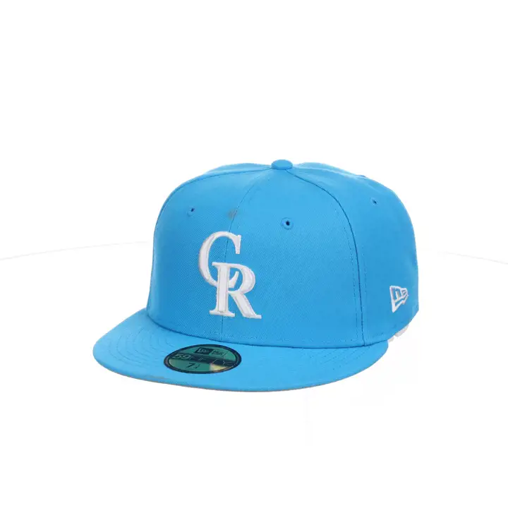 Colorado Rockies MLB Re-Dub Blue Fan 59FIFTY BLEU FAN/BLEU FAN