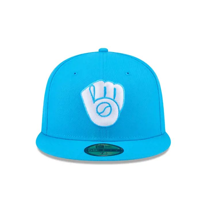 Milwaukee Brewers MLB Re-Dub Blue Fan 59FIFTY BLU FAN/BLU FA