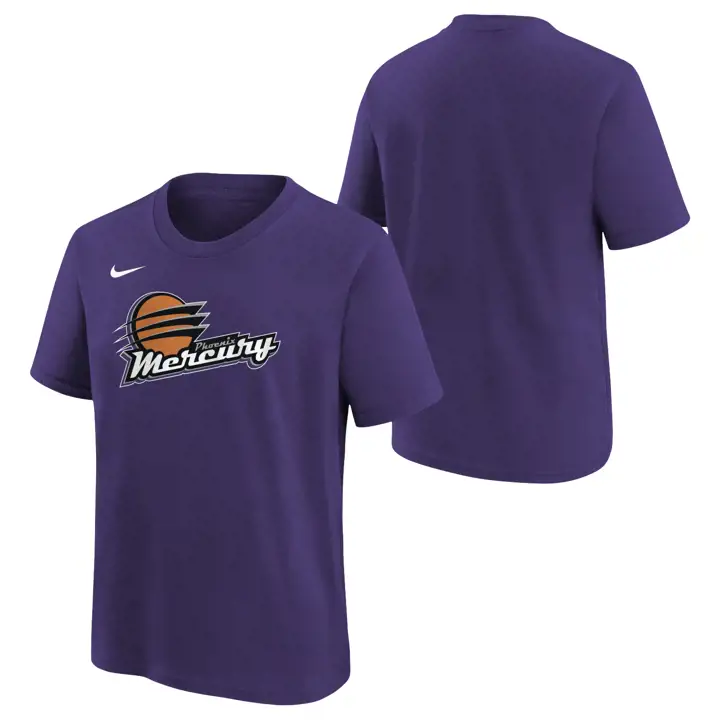 Phoenix Mercury WNBA T-shirt junior à logo essentiel PUR