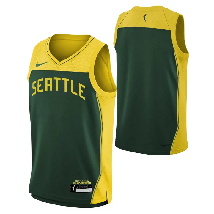 Maillot Youth vierge Seattle Storm WNBA Explorer Swingman vert