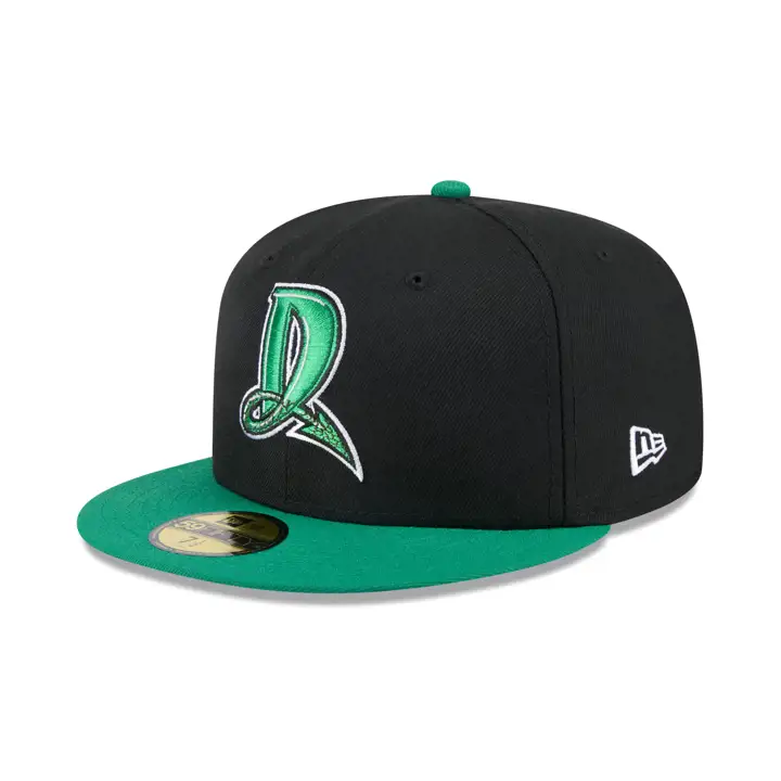 Dayton Dragons MiLB25 AC 5950 BLK/GRN HM
