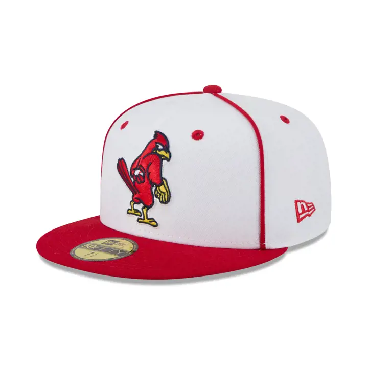 Memphis Redbirds MiLB25 AC 5950 WHT/RED Alt 1