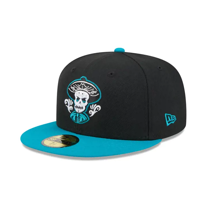 Albuquerque Isotopes 2025 MiLB Copa 59Fifty N/B/Turquoise Alt 2