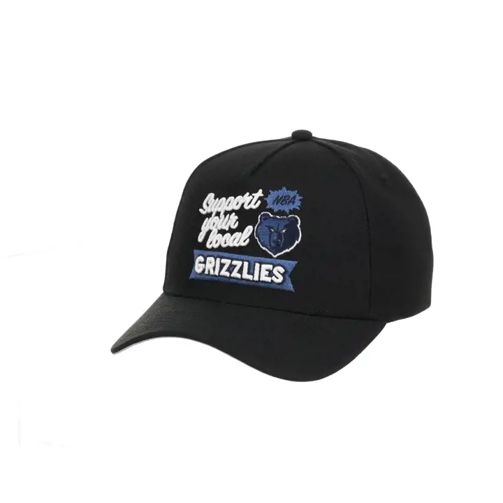 Memphis Grizzlies NBA MN Bodega Pro Pinch Noir/Noir/Gris