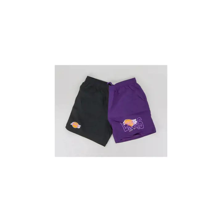 Short tissé Los Angeles Lakers NBA SW 7 pouces Noir