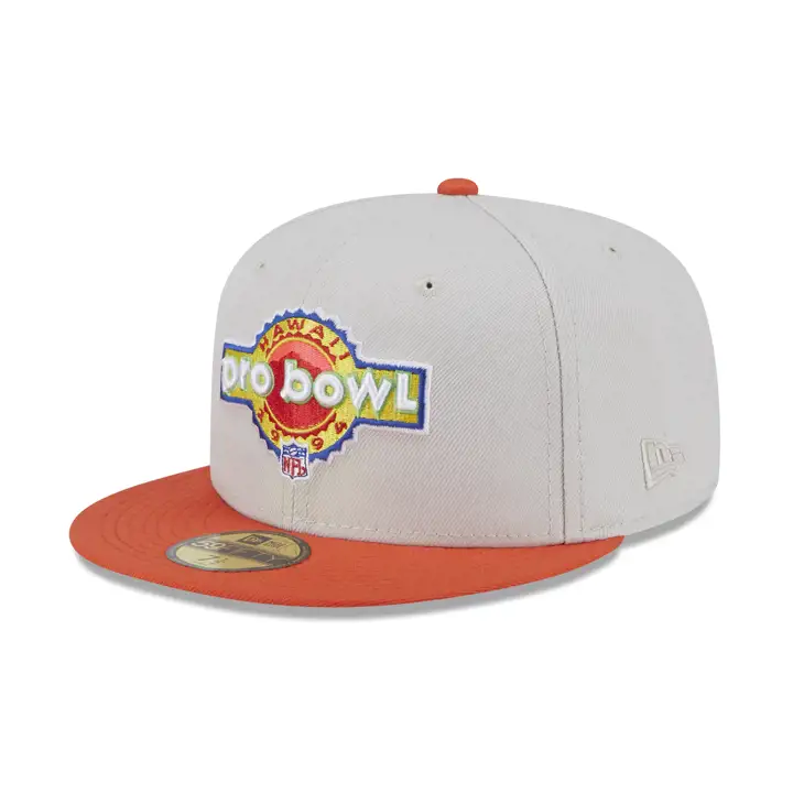 Casquette 59FIFTY Pro Bowl LHD NFL NFL Stone/Orange/Vert