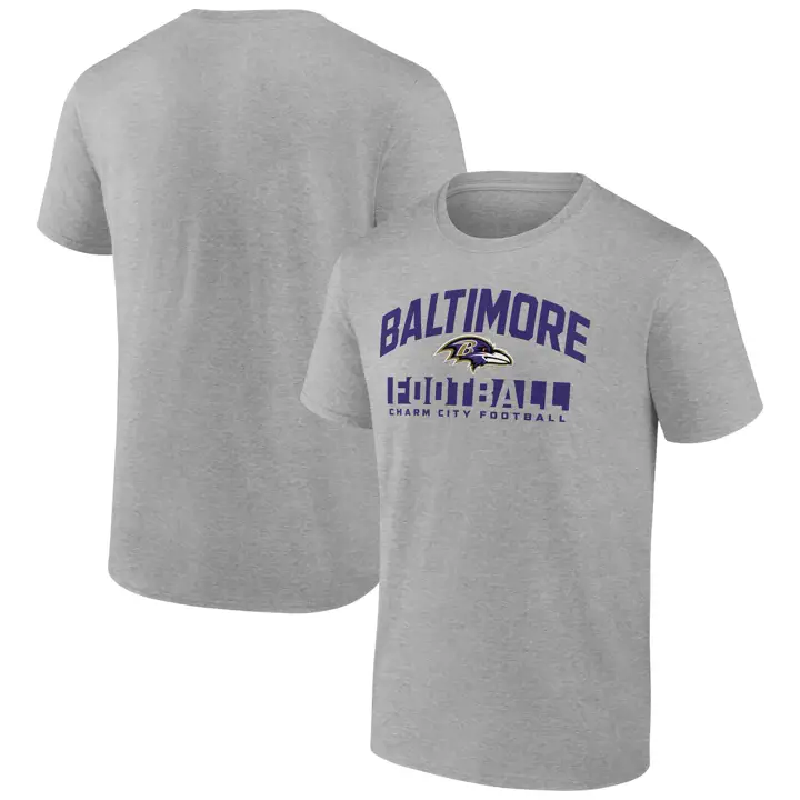 T-shirt en coton à manches courtes Baltimore Ravens Fanatics STEELHEATR