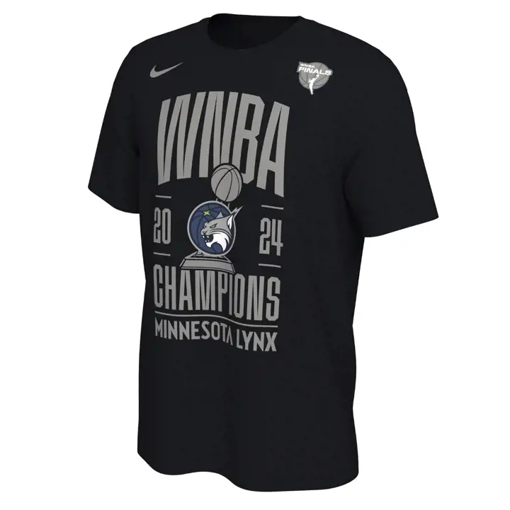 T-shirt Minnesota Lynx Champion WNBA pour vestiaire 24 BLK