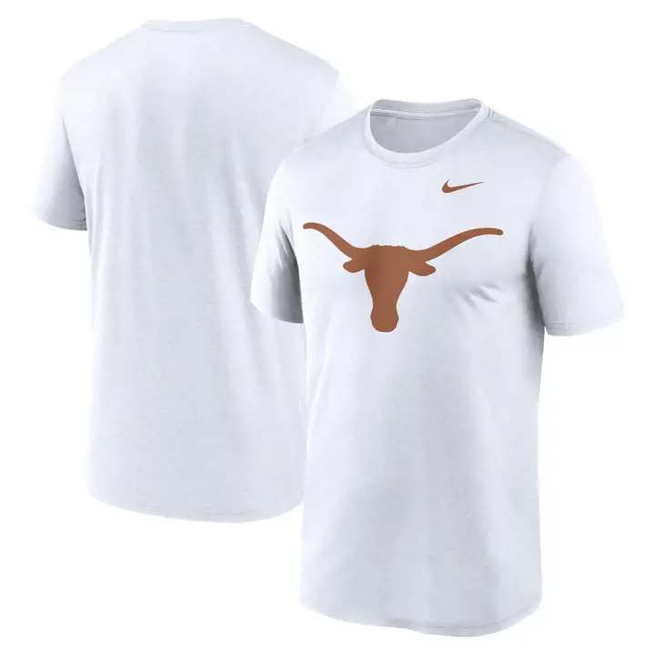 T-shirt blanc à logo de légende NCAA Texas Longhorns