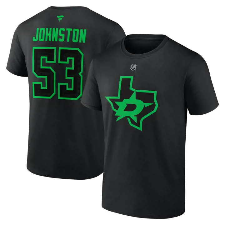 T-shirt N&N authentique des Stars de Dallas (LNH) noir