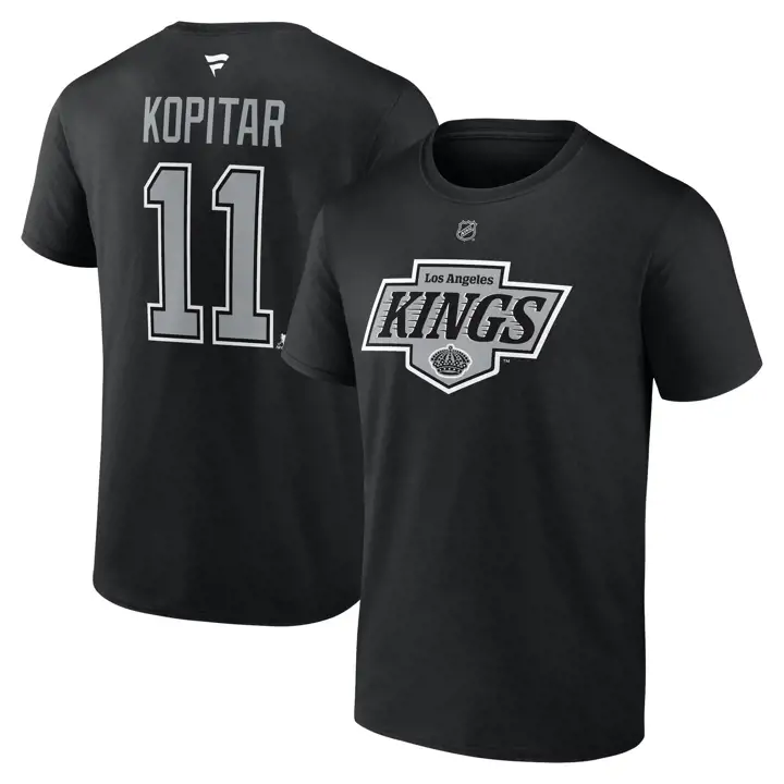 T-shirt Los Angeles Kings LNH Authentique Stack N&N noir