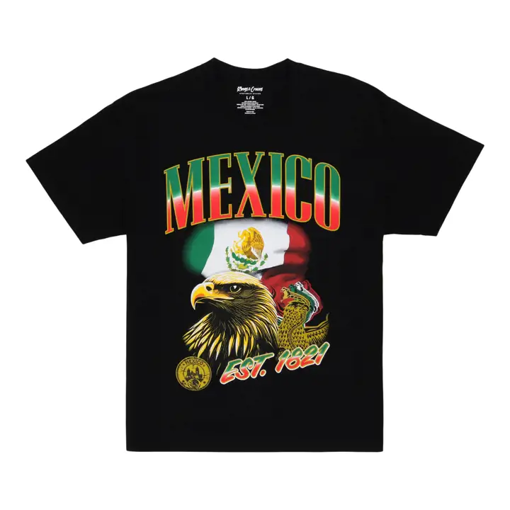T-shirt non officiel "Fierté mexicaine" noir