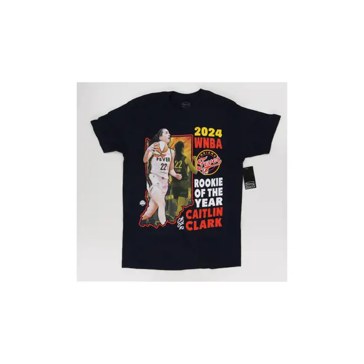 T-shirt INDIANA FEVER WNBA ROTY 24 Caitlin Clark Bleu marine