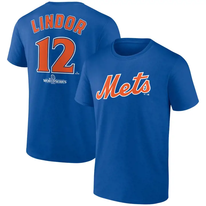 T-shirt Mets MLB WS Participant N&N 24 Francisco Lindor Rbl