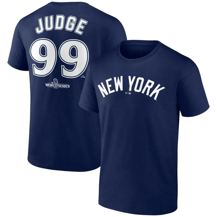 Yankees MLB WS Participant N&N T-Shirt 24 Aaron Judge Navy