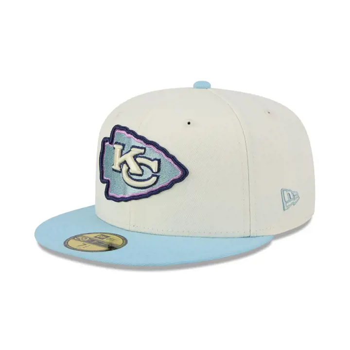 Casquette NFL 59FIFTY Color Pack Kansas City Chiefs Chrome/aqua/gris