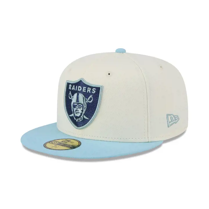 Las Vegas Raiders NFL Color Pack 59FIFTY Chrome/ aqua/ gry