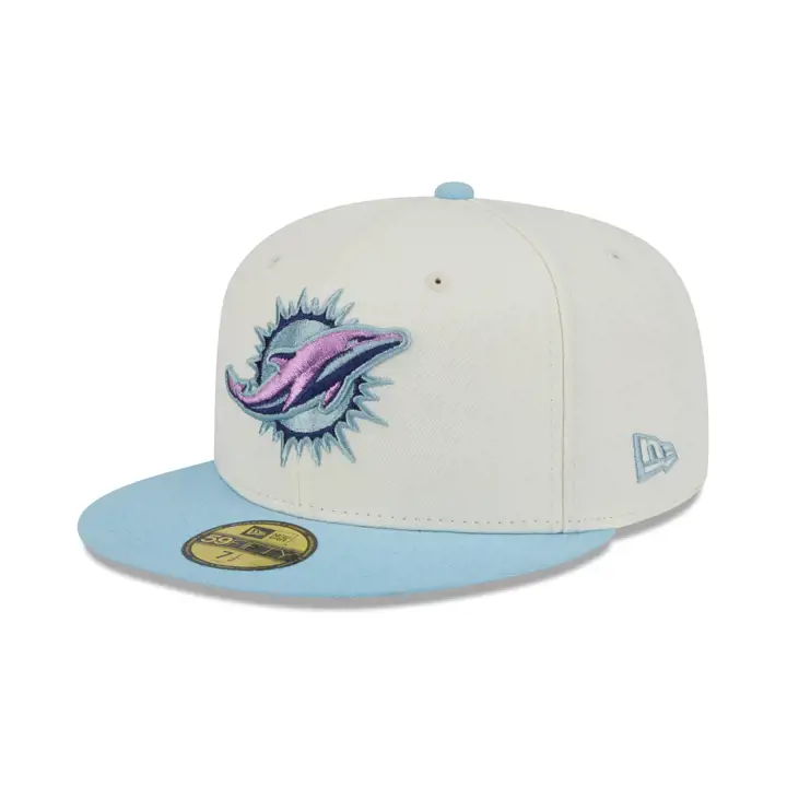 Casquette Miami Dolphins NFL Color Pack 59FIFTY Chrome/Aqua/Gris
