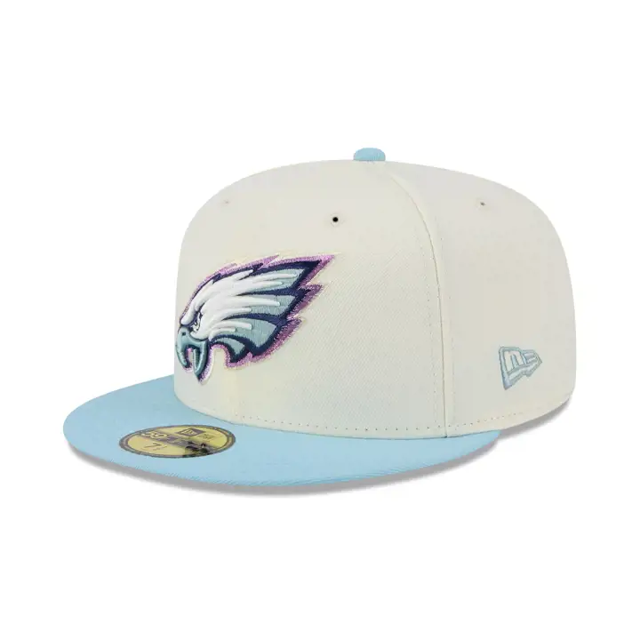 Philadelphia Eagles NFL Color Pack 59FIFTY Chrome/ aqua/ gris