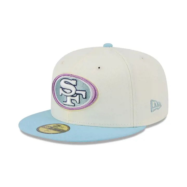 Casquette 59FIFTY NFL Color Pack San Francisco 49ers chrome/ aqua/ gris