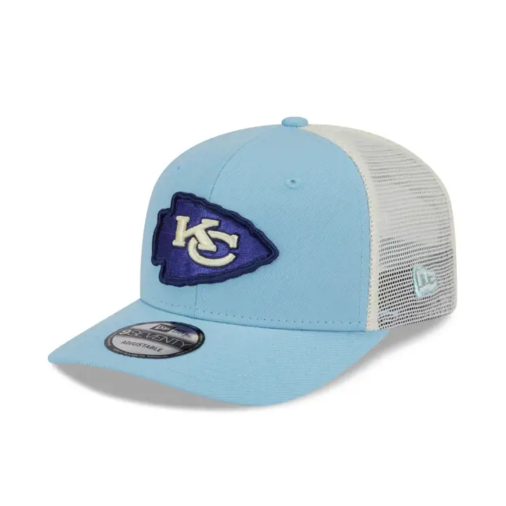 Pack de couleurs NFL des Chiefs de Kansas City 9SEVENTY aqua/blanc/gris
