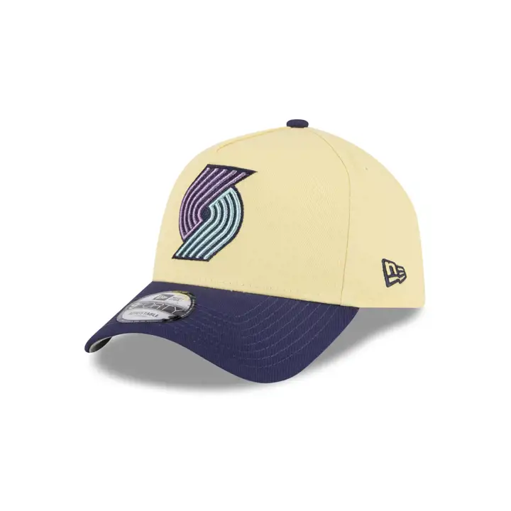Blazers NBA Color Pack 9FORTY A-Frame Jaune/Marine/Gris