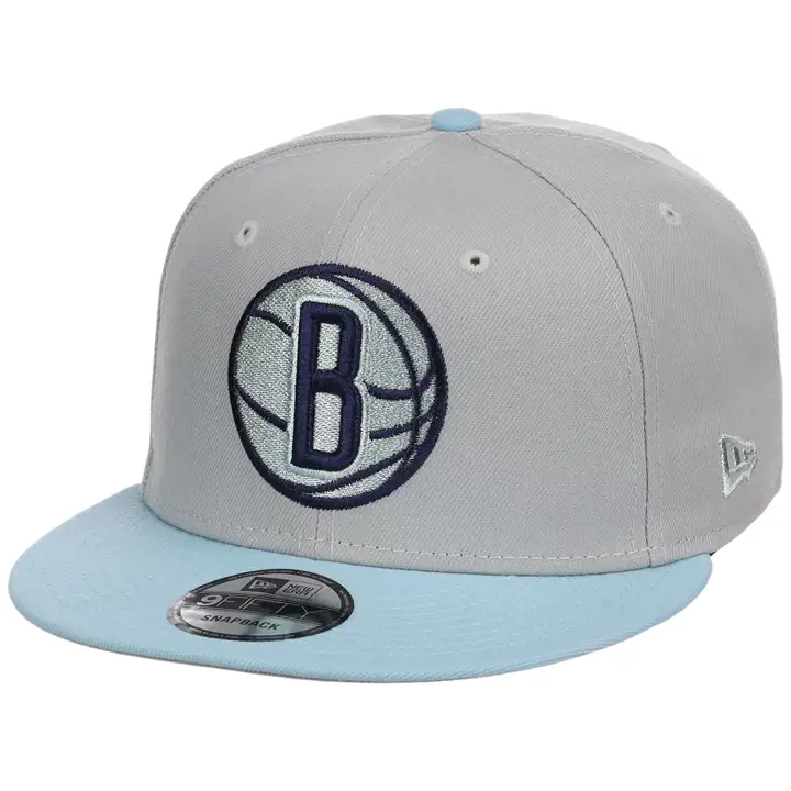 Brooklyn Nets NBA Color Pack 9FIFTY Gris/Bleu clair/Gris