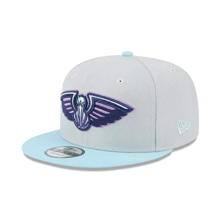 Casquette 9FIFTY NBA Color Pack des New Orleans Pelicans grise/bleue/grise
