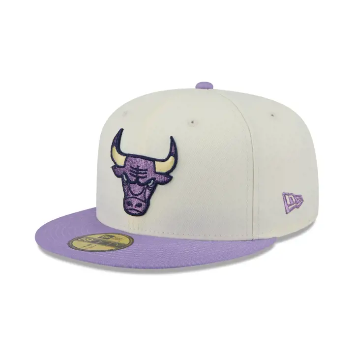 Casquette 59FIFTY NBA Color Pack Chicago Bulls Argent/Violet/Gris